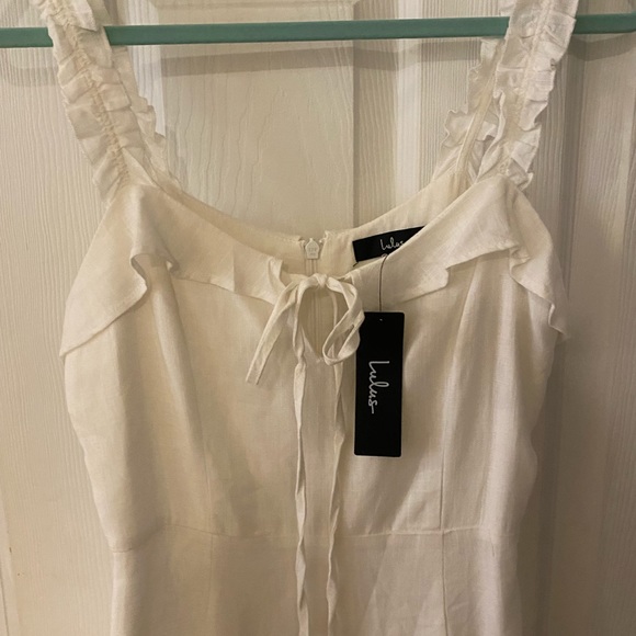 Lulu’s Days Like This Ruffled Minidress in white - Picture 5 of 5